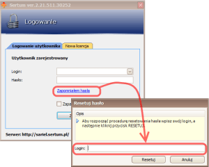 Resetowanie Hasła Resetowanie Hasła