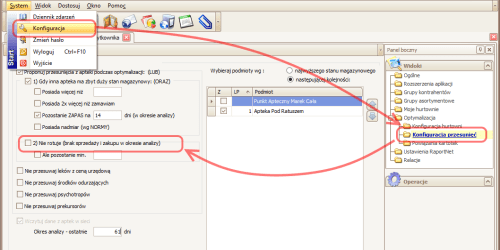 Błąd w optymalizacji